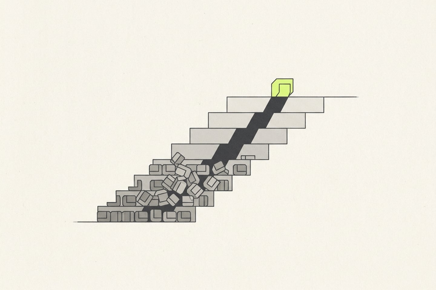 Cover illustration for The graduation problem.